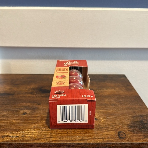 Glade SCENTED OIL Candle Refills Apple Cinnamon 1 Pack of 4 NEW OLD STOCK - Picture 5 of 5